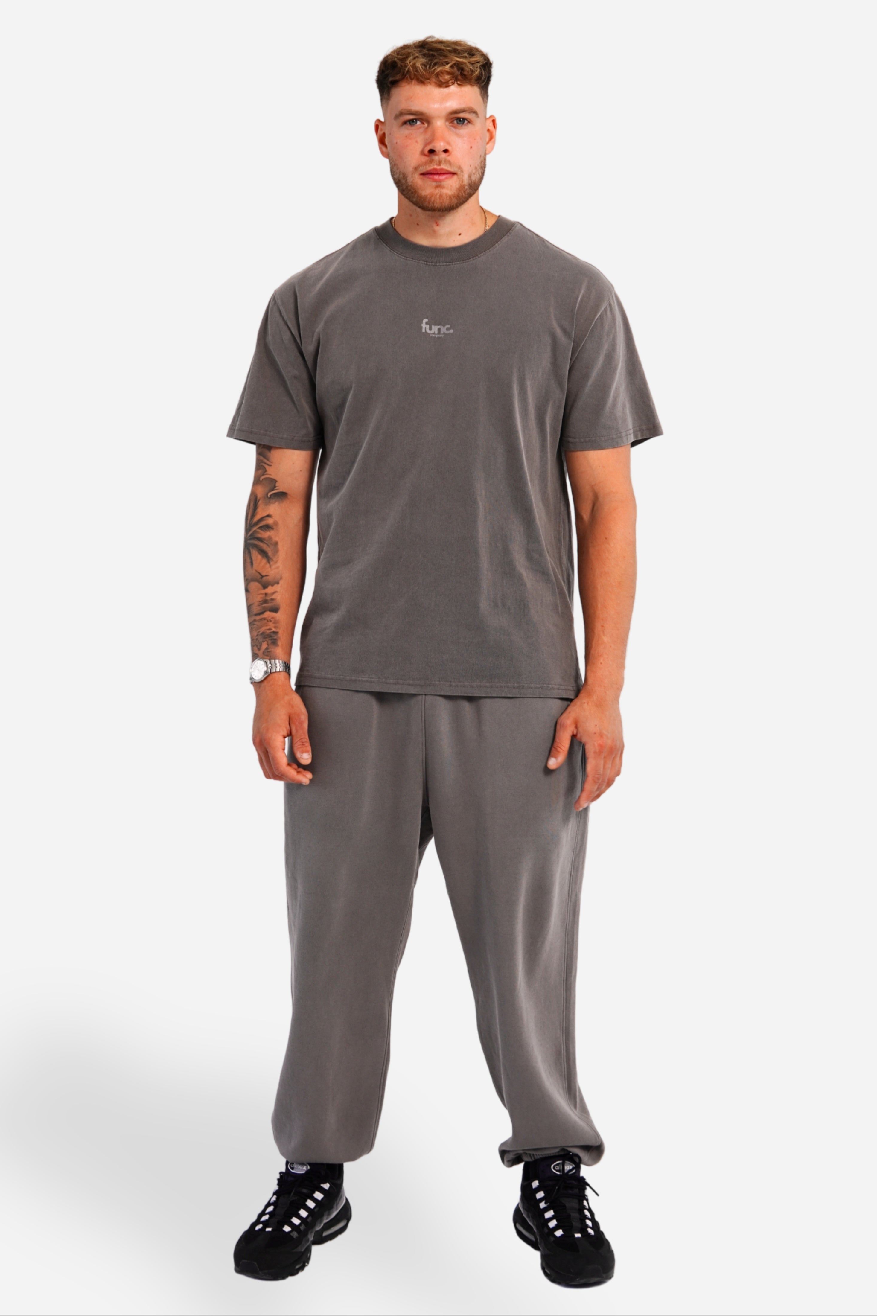 relax sweatpants | faded grey / grey