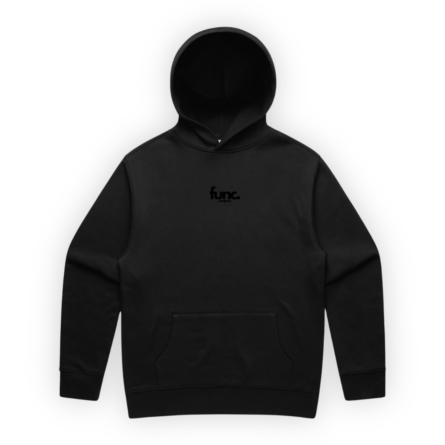 relax hoodie | solid black / black
