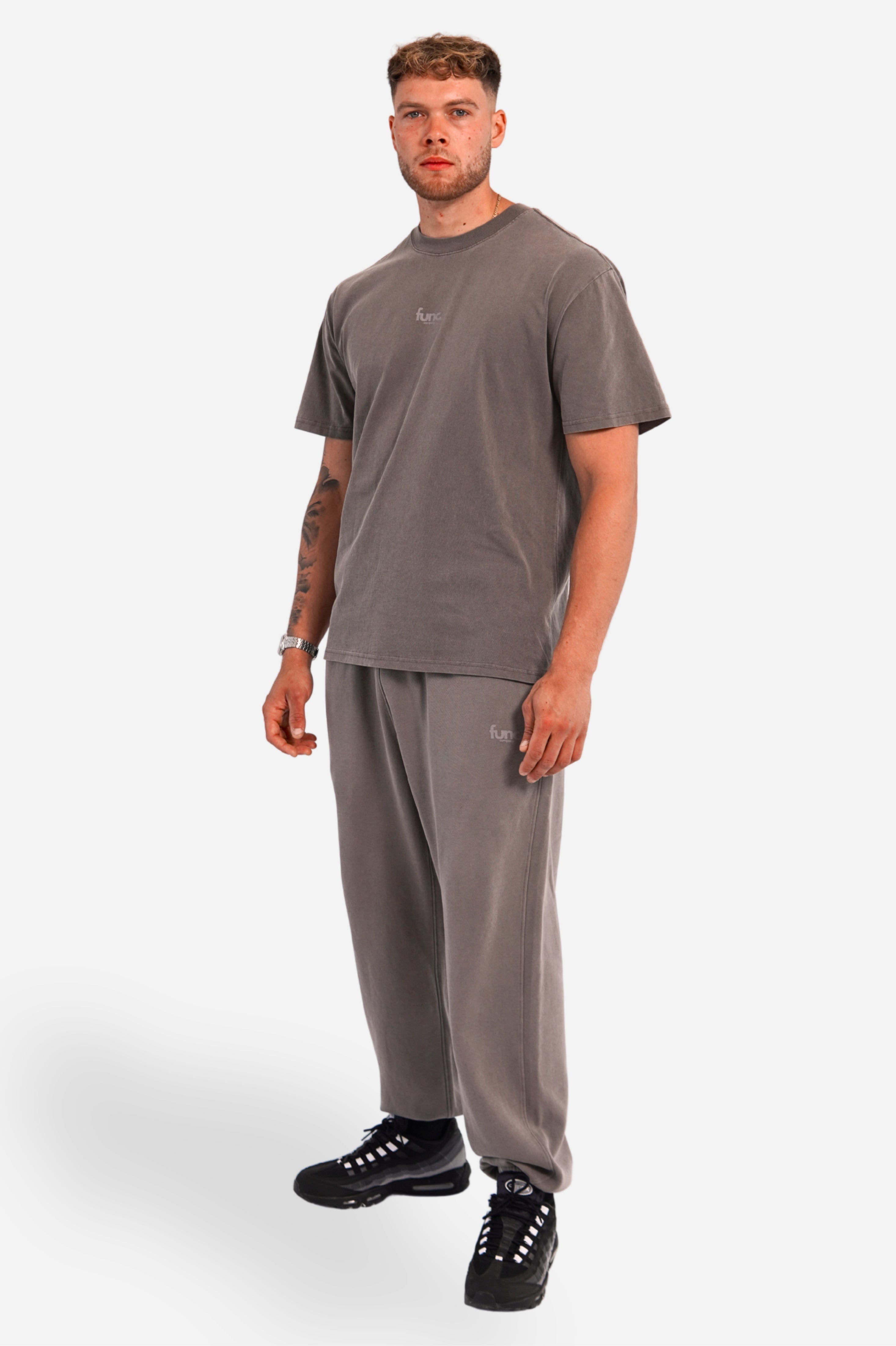 relax sweatpants | faded grey / grey