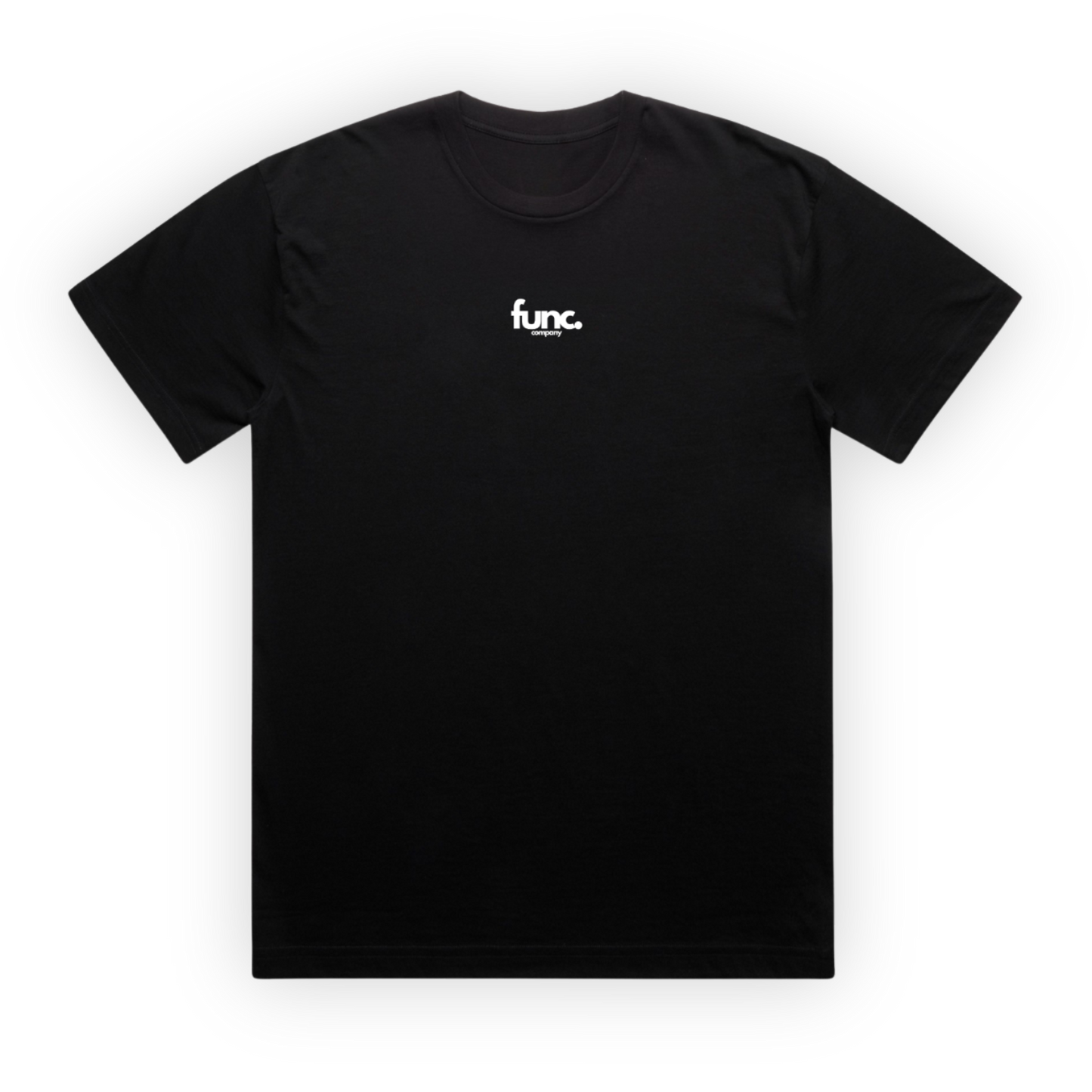 heavy tee | black / white