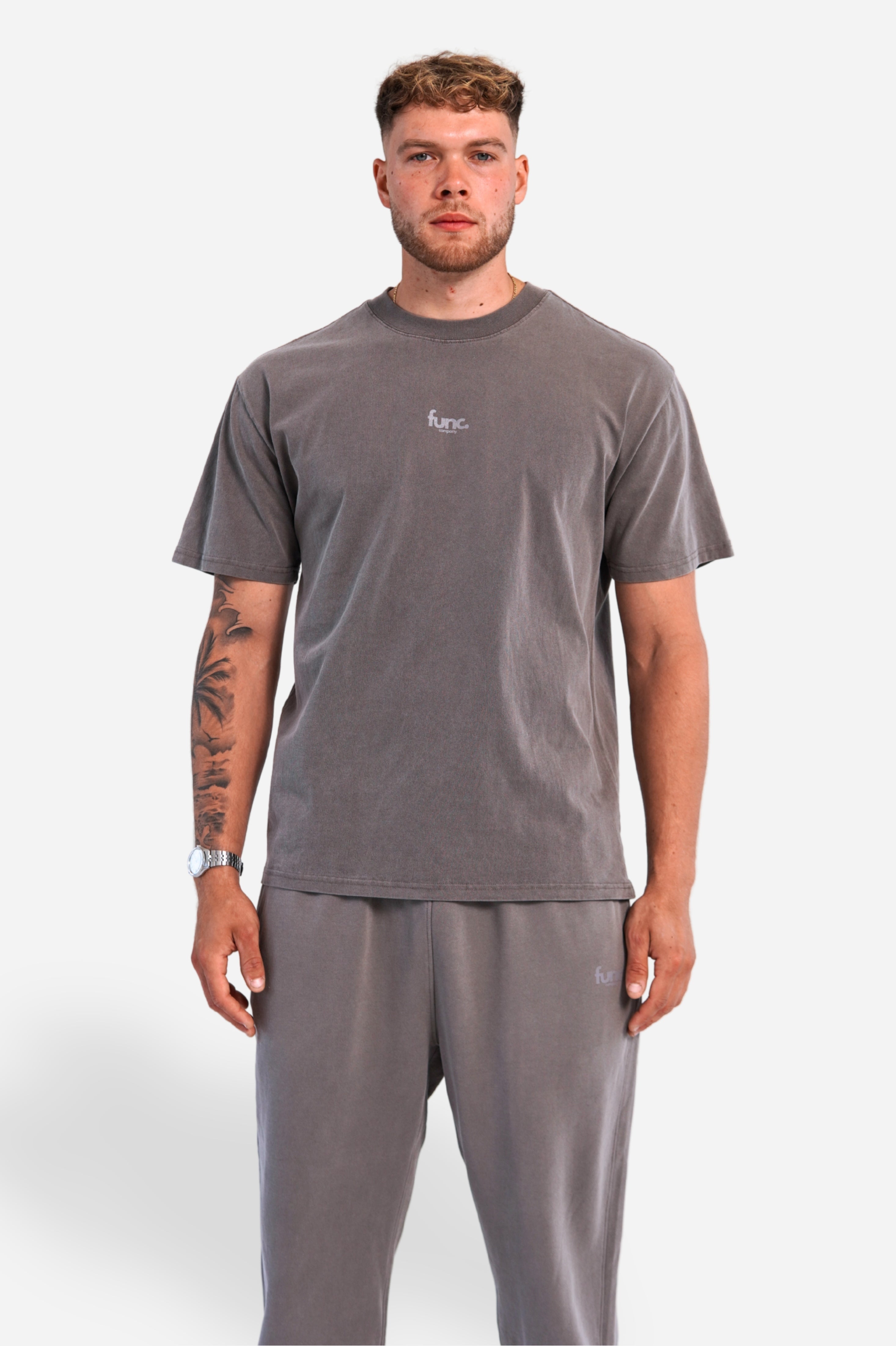 relax sweatpants | faded grey / grey