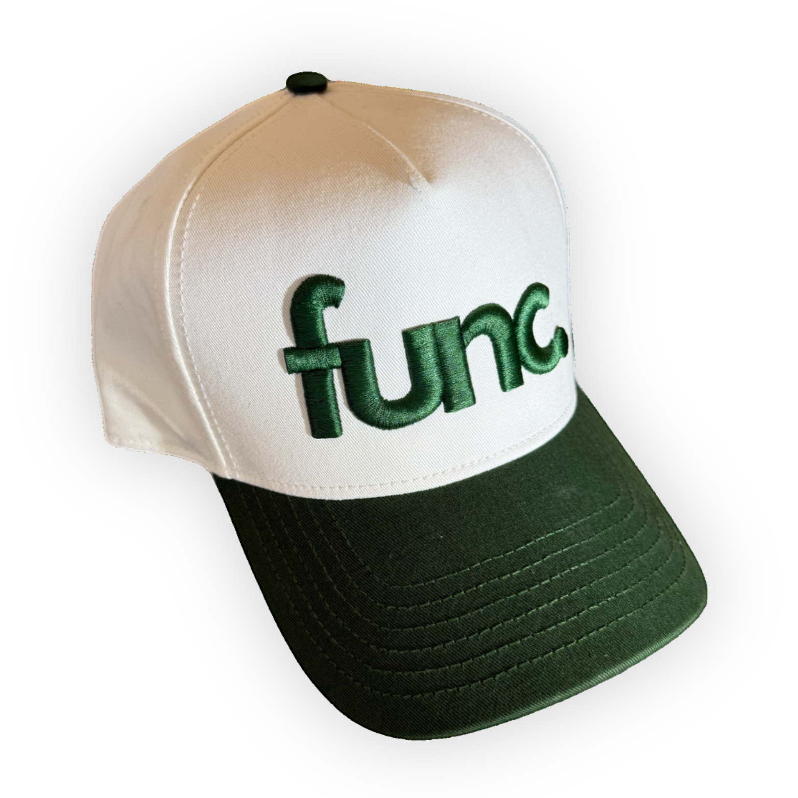 two-tone frame cap | natural / forest