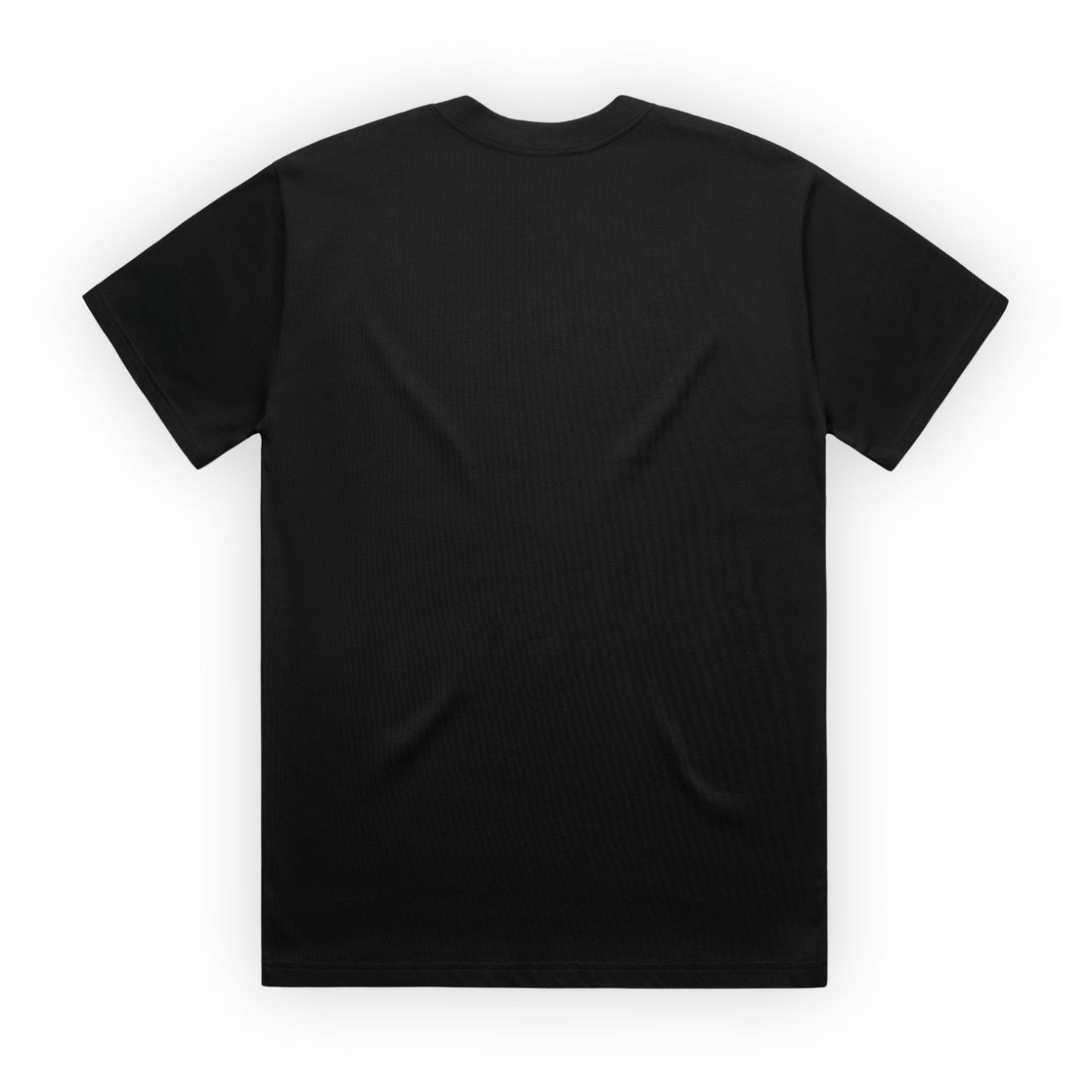 heavy tee | black / white