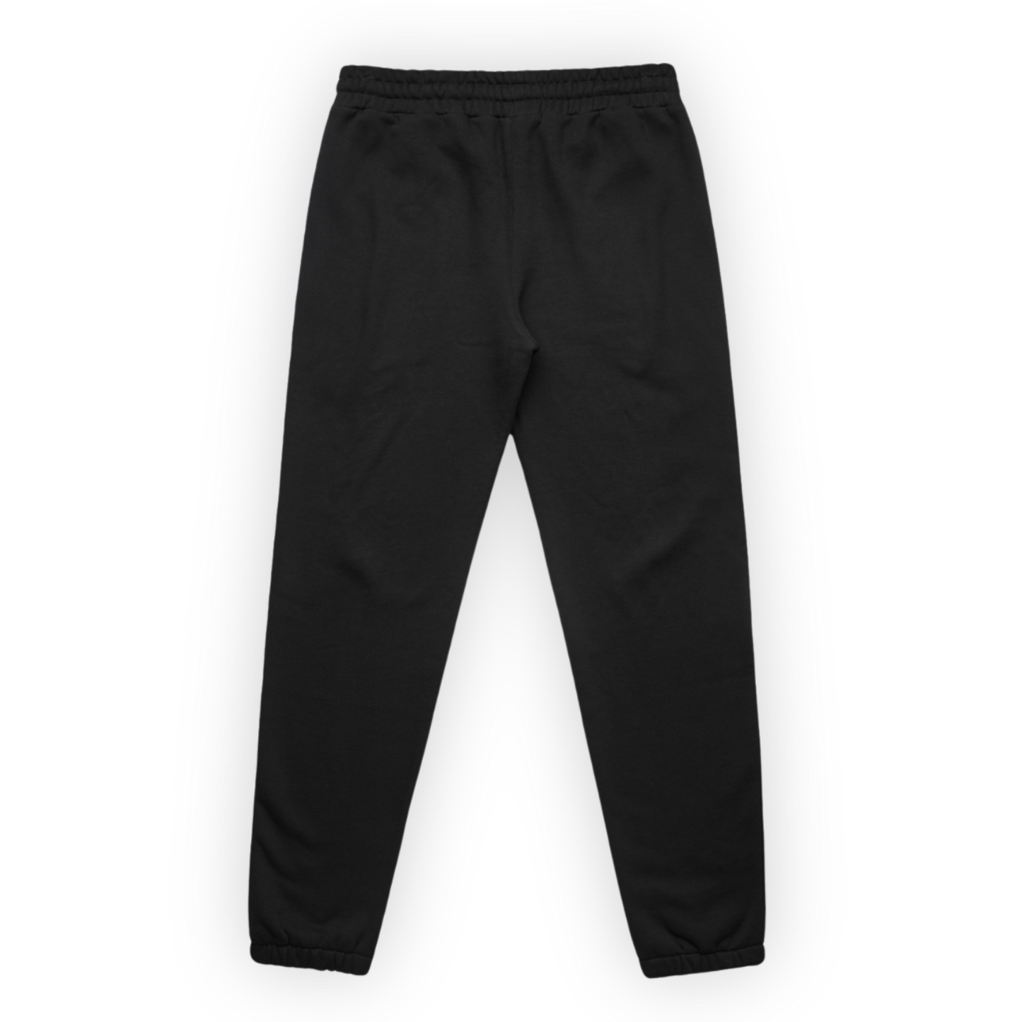 fitted sweatpants | black / black