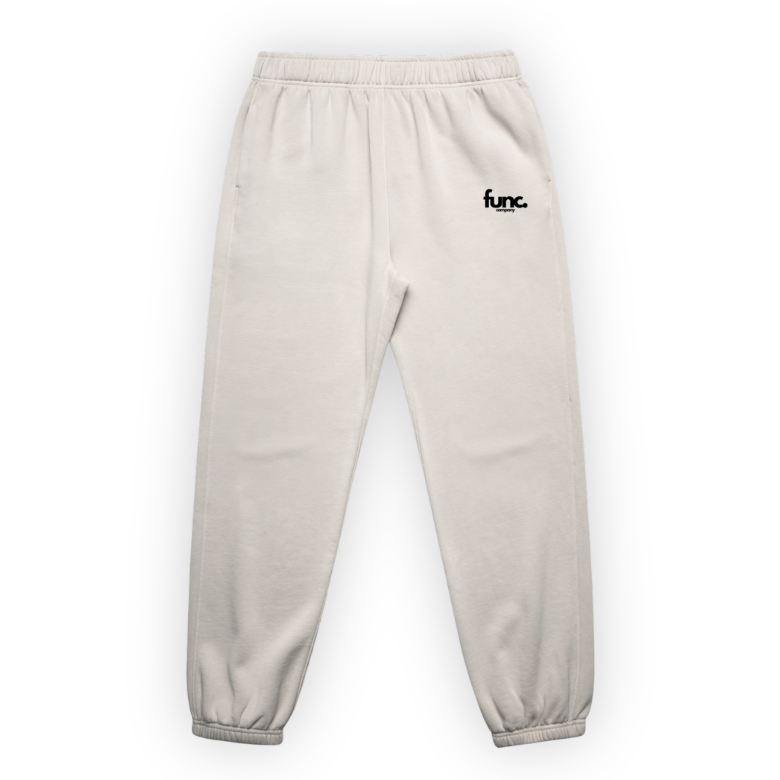 relax sweatpants | faded bone / black