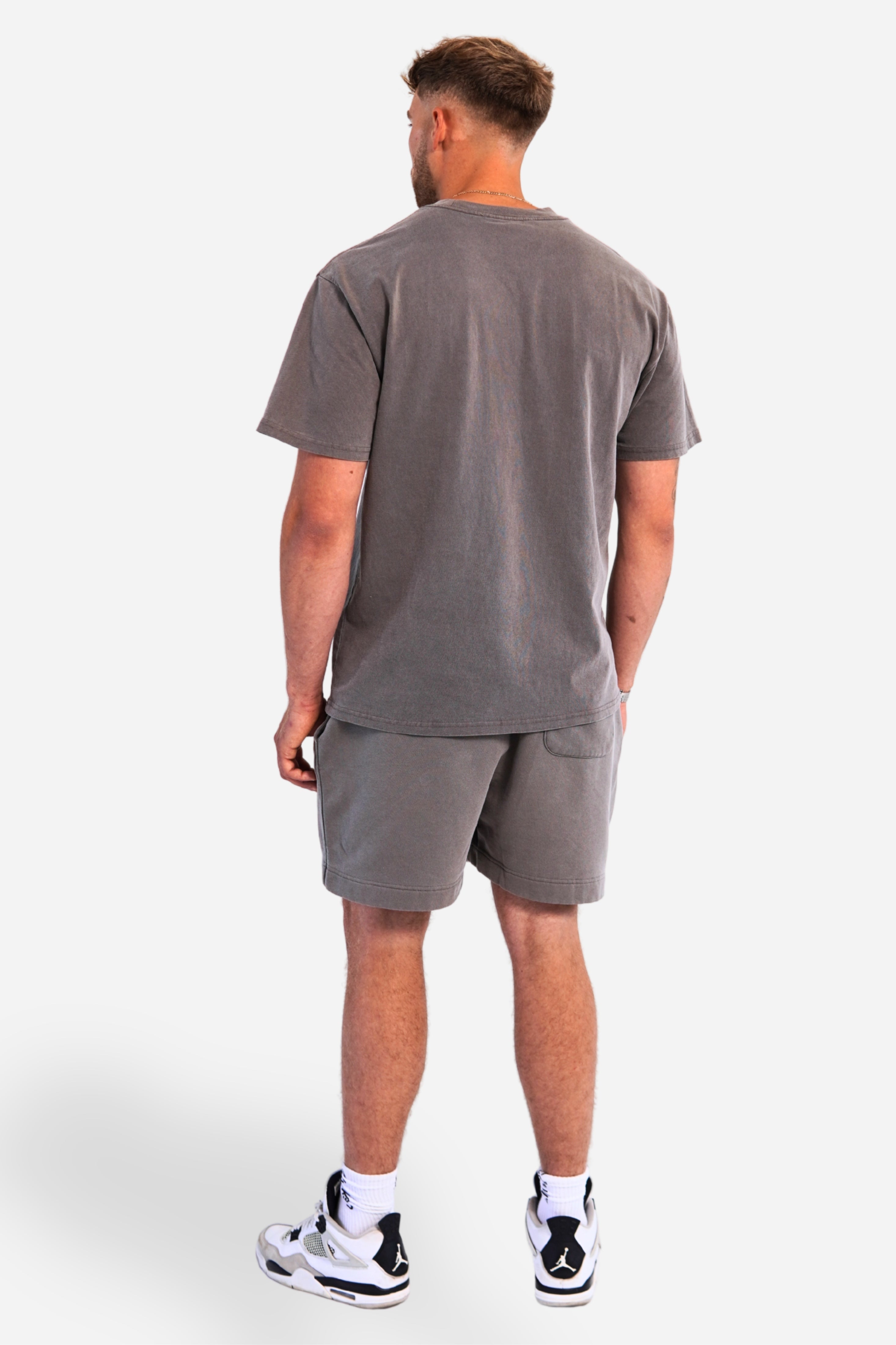faded heavy tee | faded grey / grey