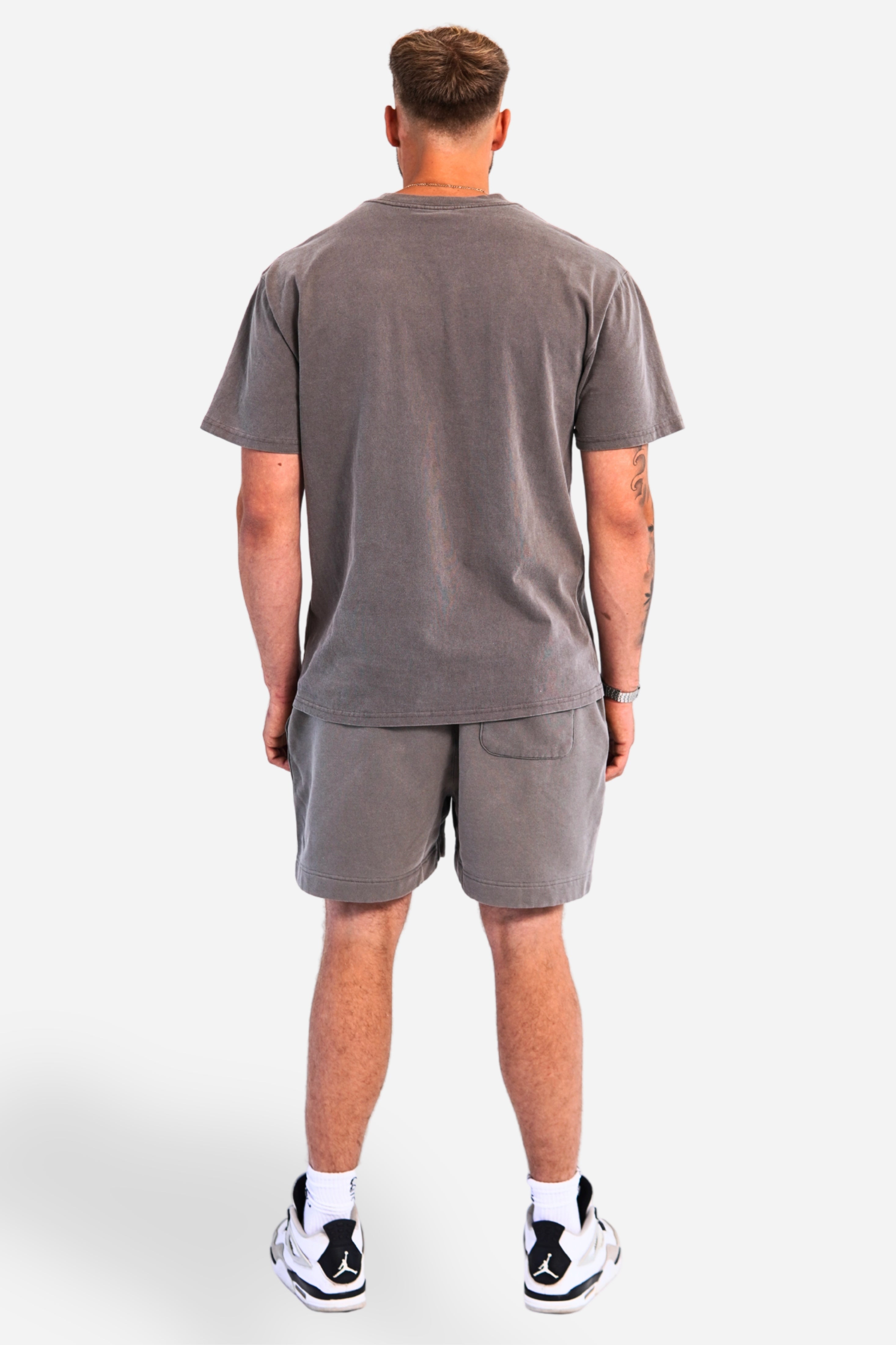 faded heavy tee | faded grey / grey