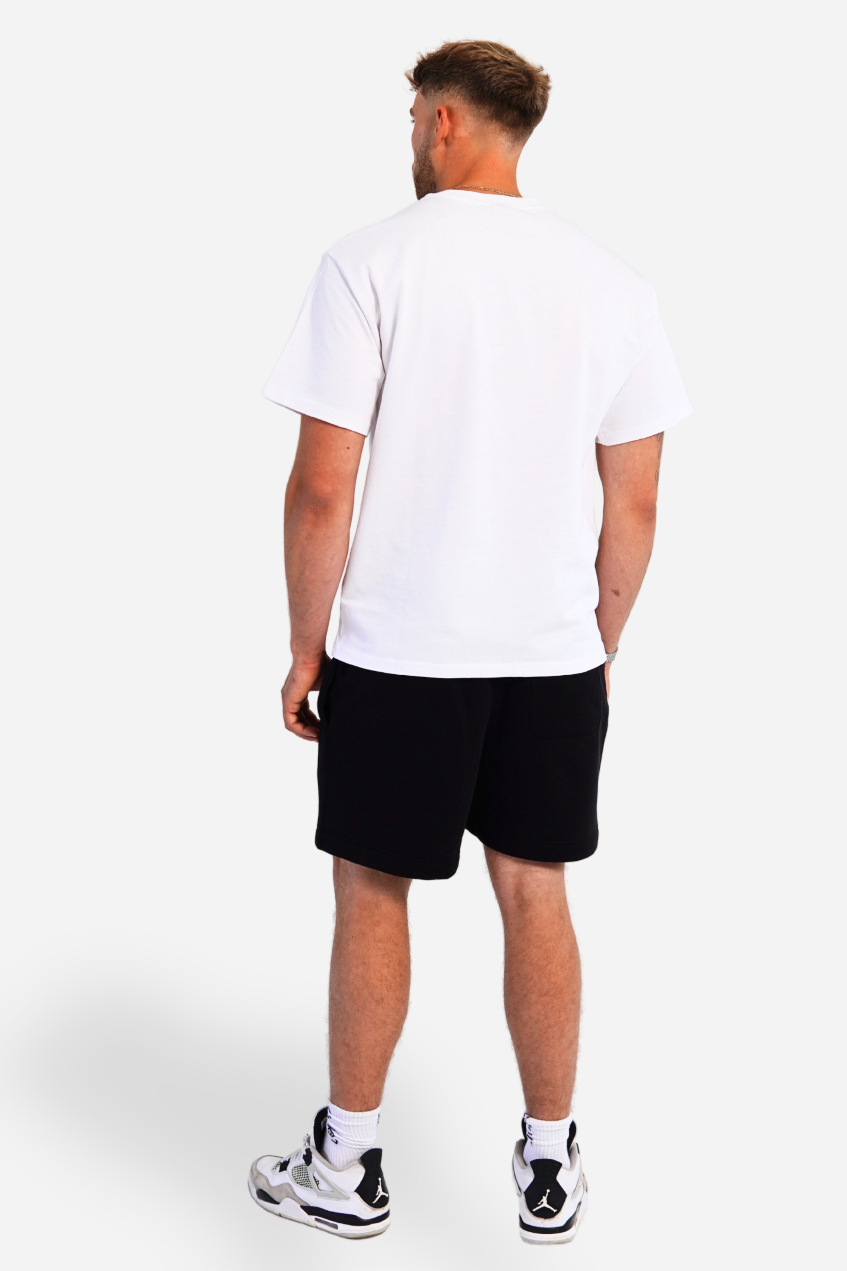 heavy tee | white / black