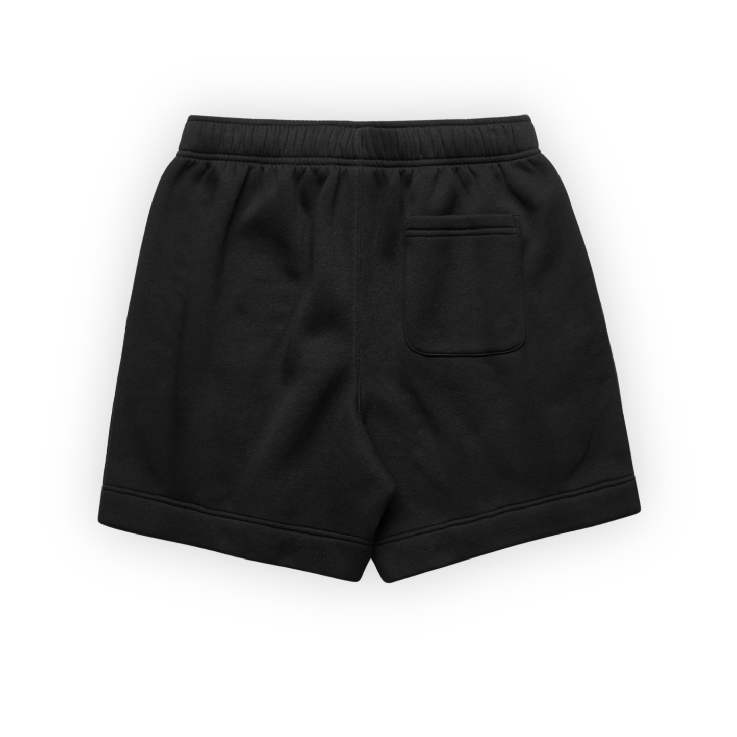 relax shorts | solid black / white