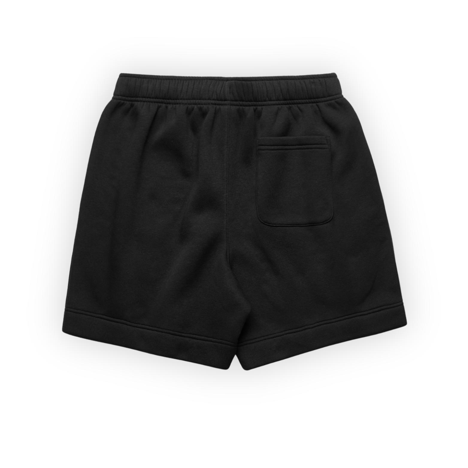 relax shorts | solid black / white