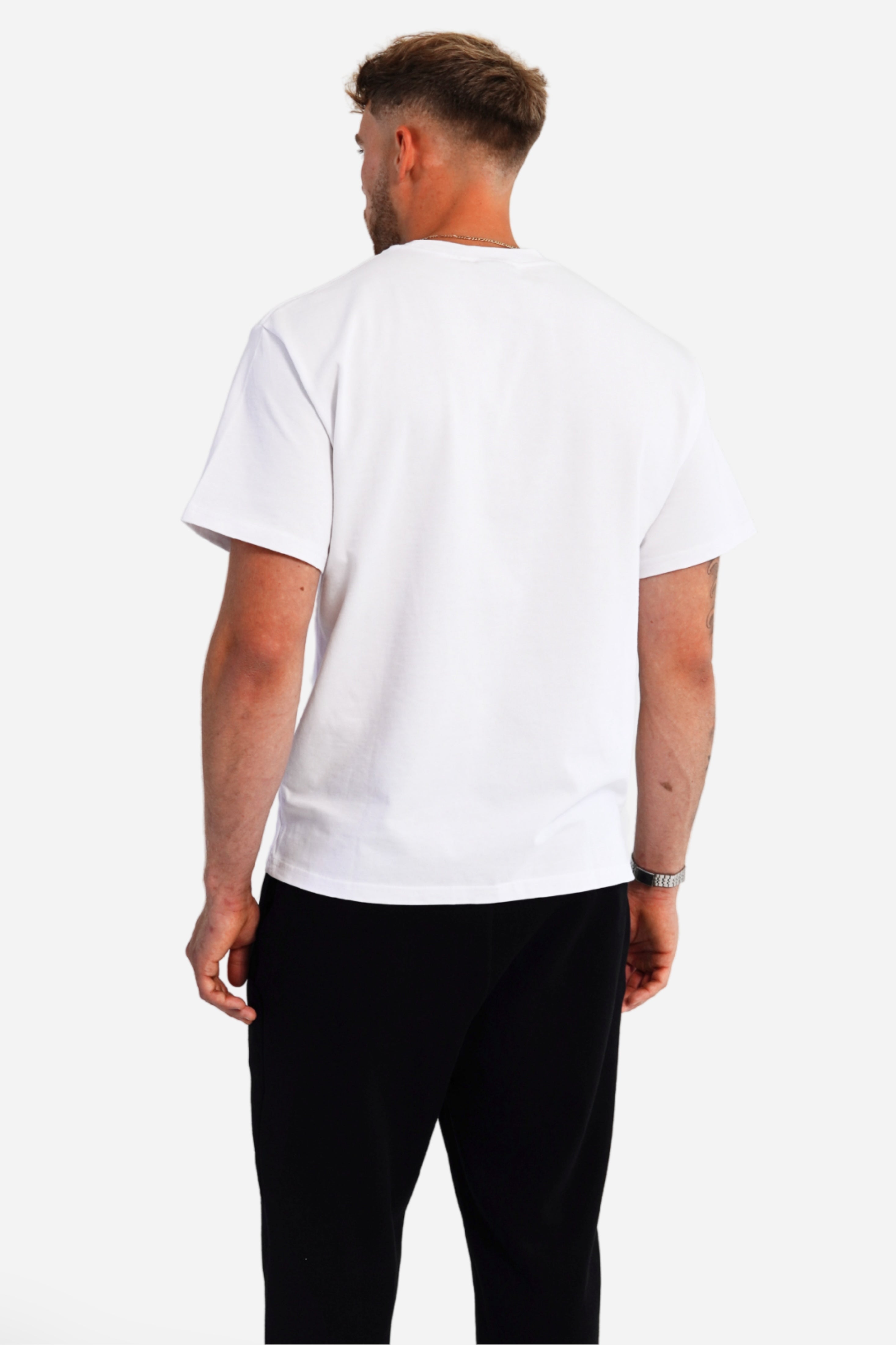 fitted sweatpants | black / black