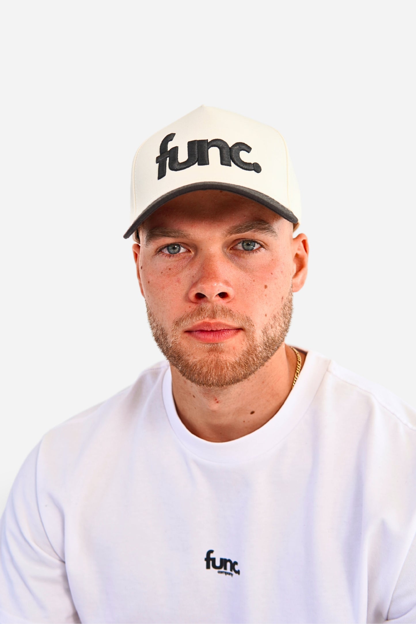 two-tone frame cap | natural / coal