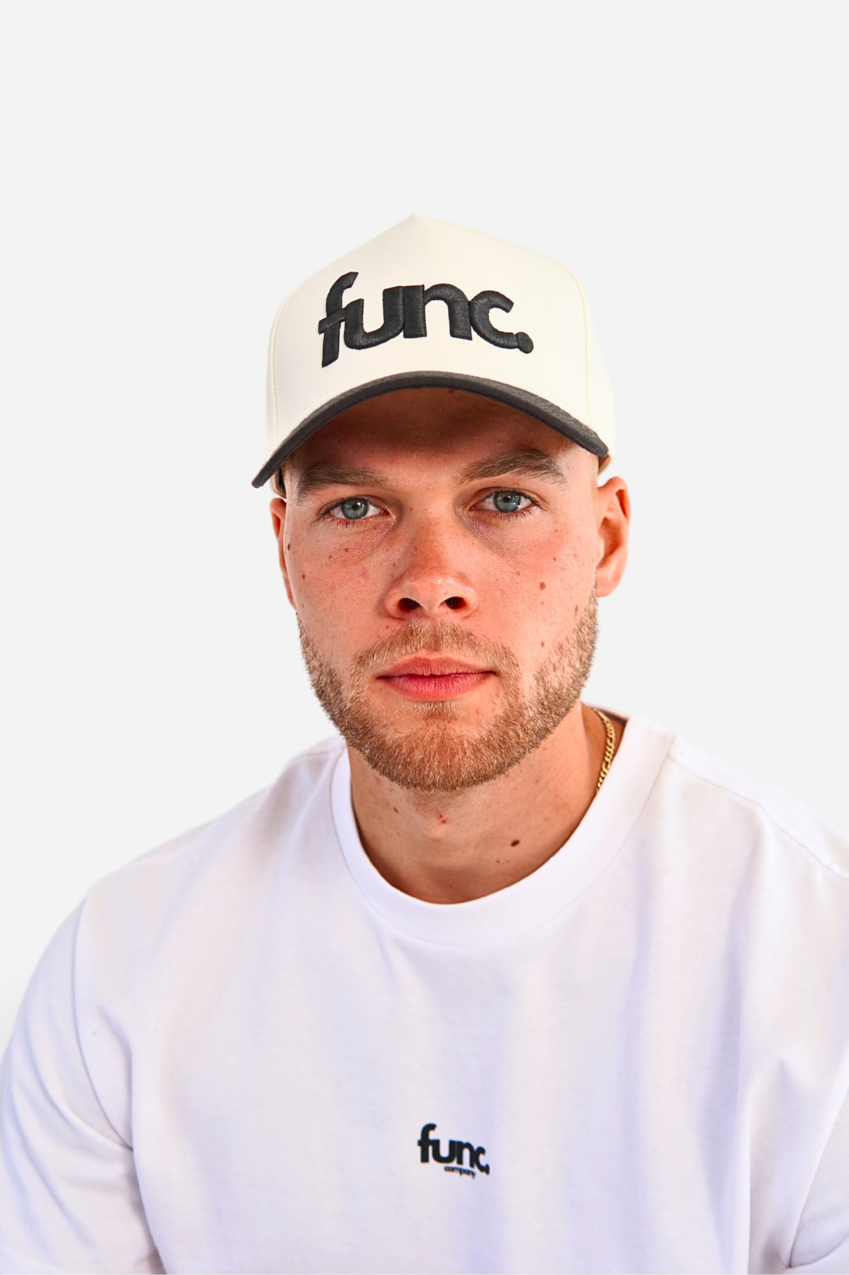 two-tone frame cap | natural / coal