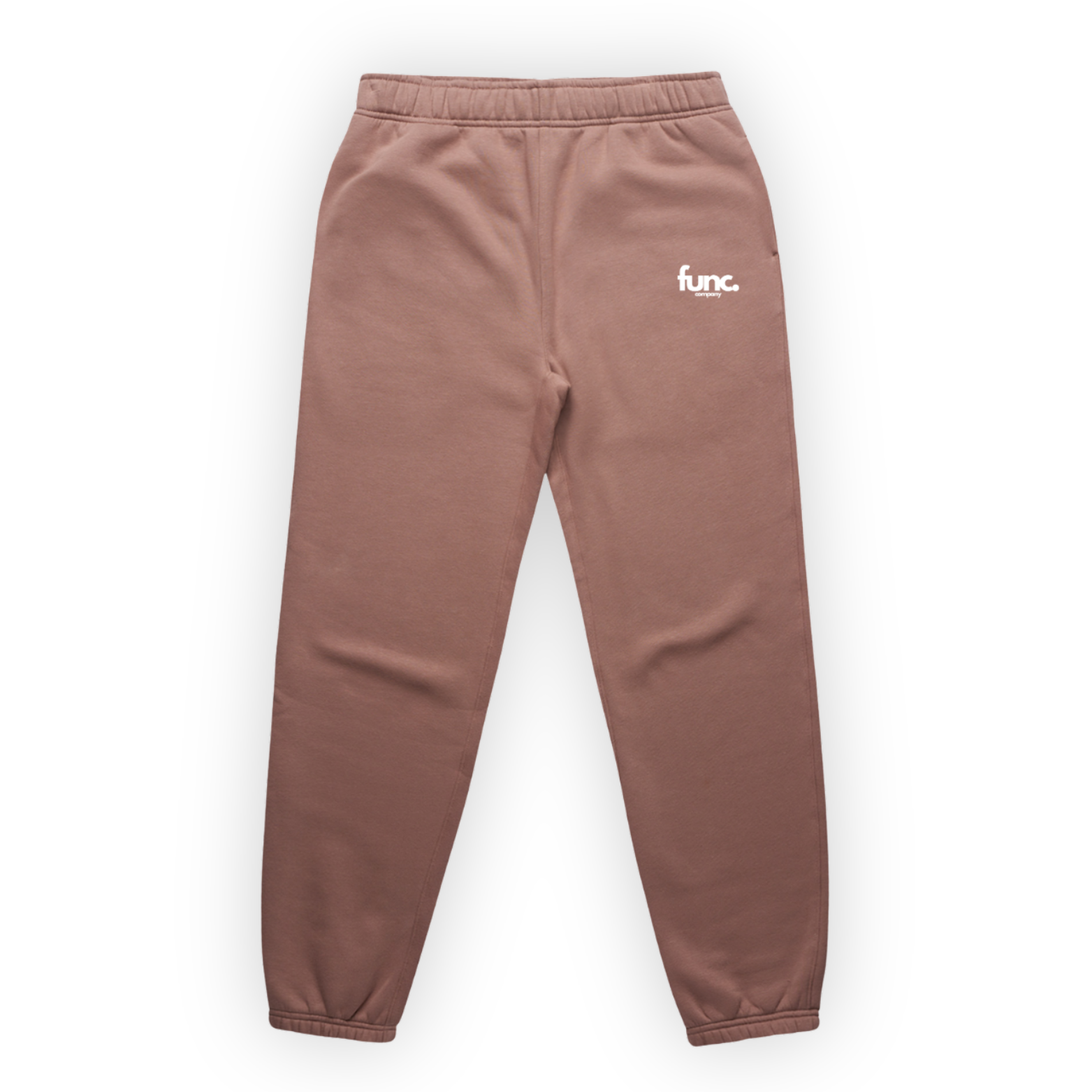 women's sweatpants | hazy pink / white