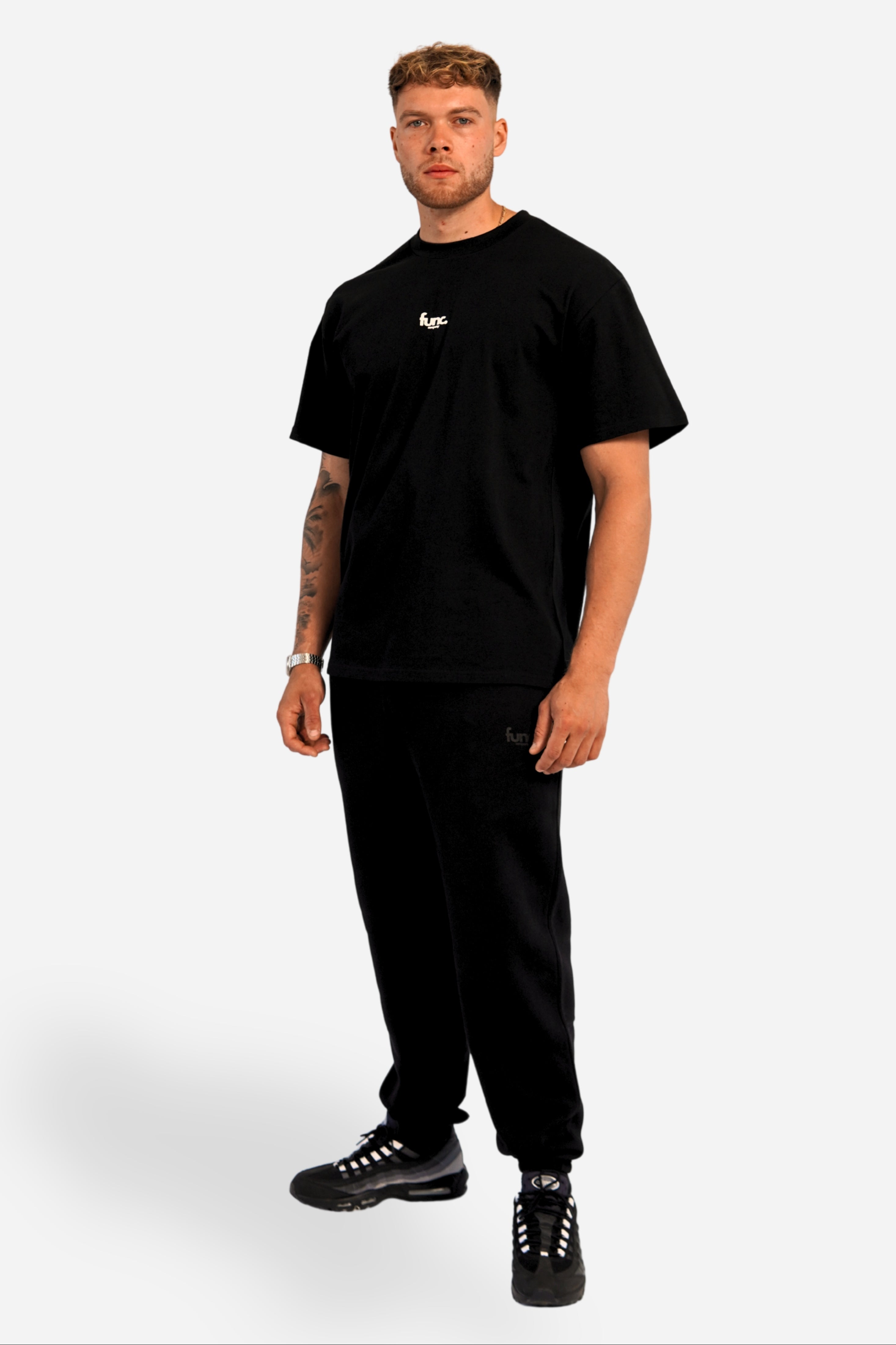 relax sweatpants | solid black / black