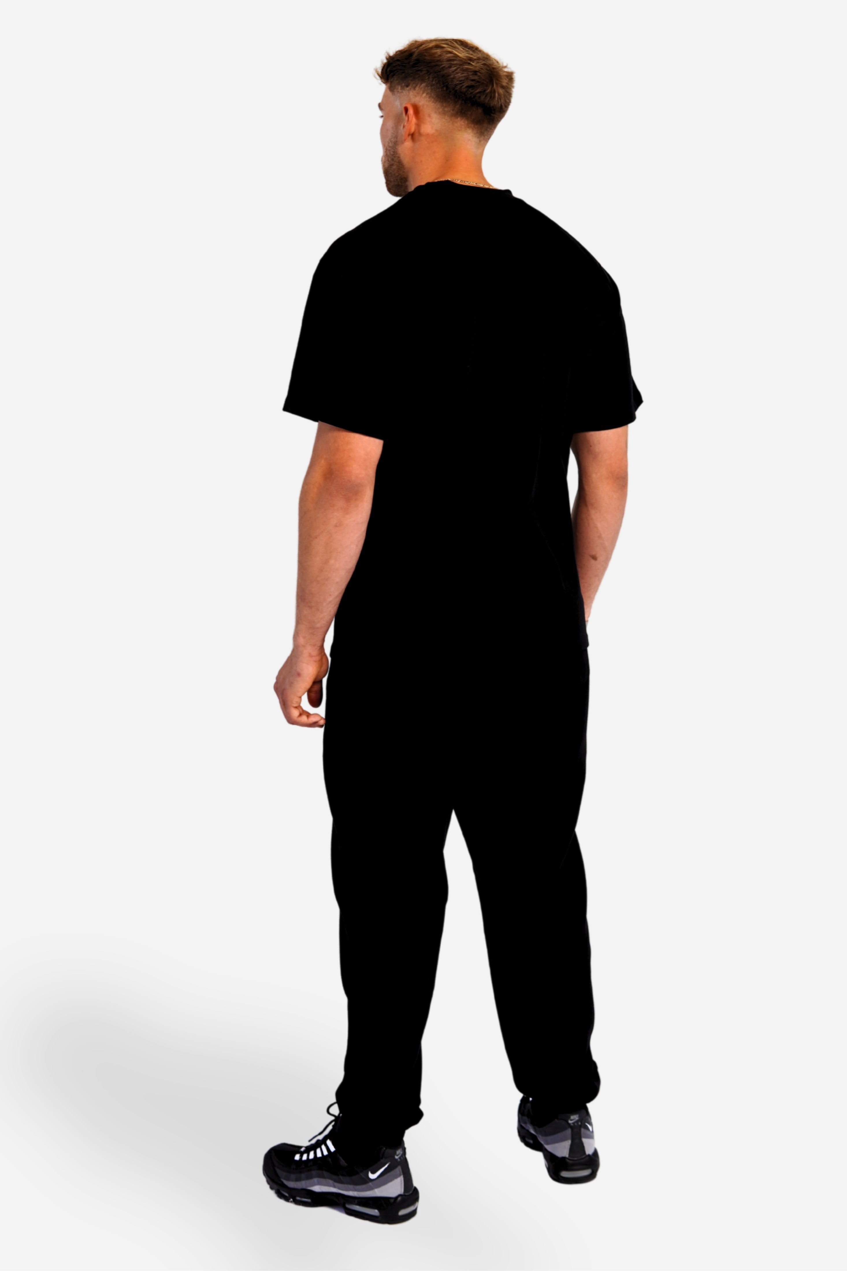 relax sweatpants | solid black / black
