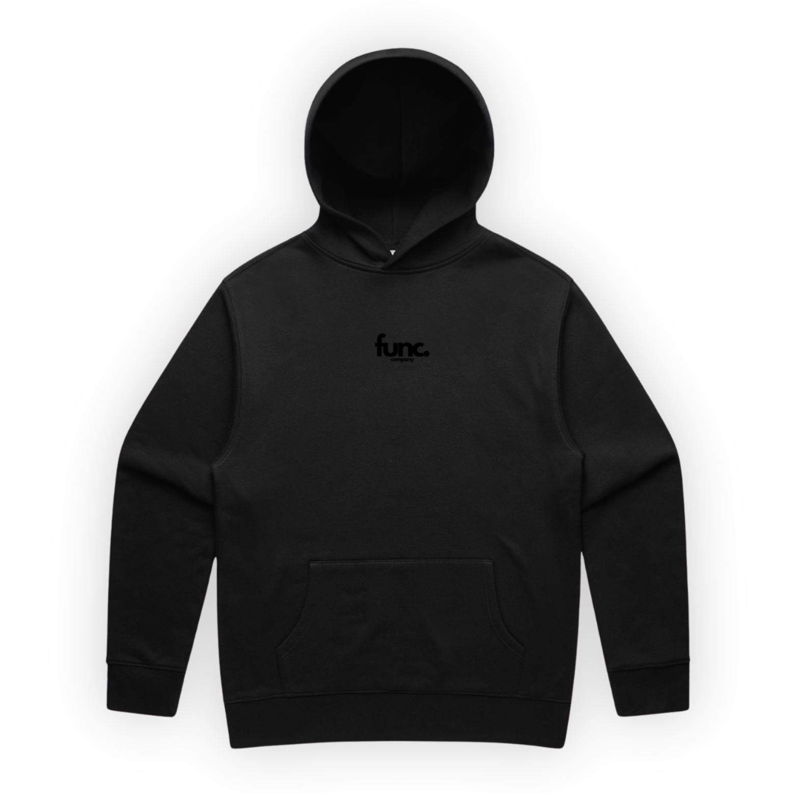 relax hoodie | solid black / black