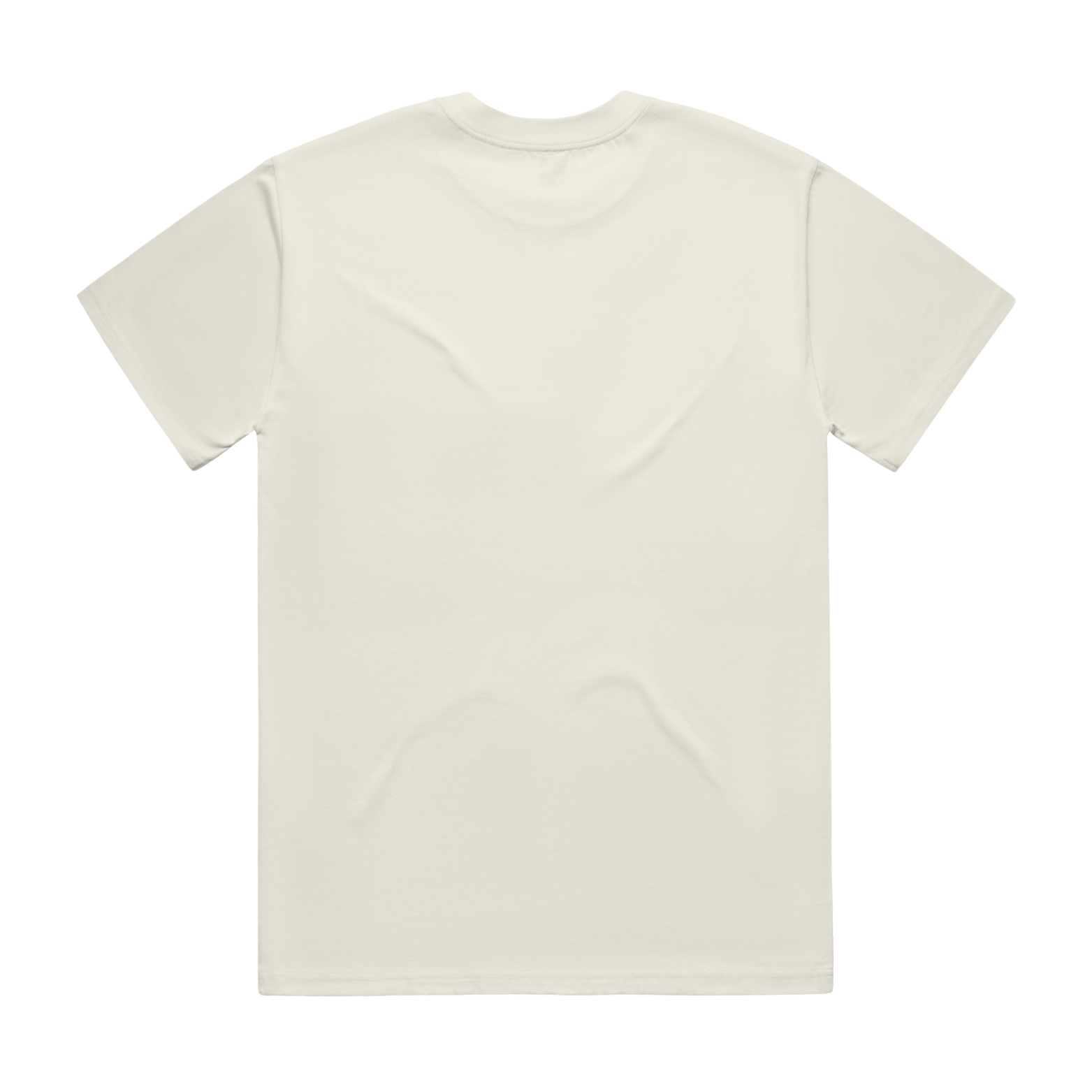 heavy tee | ecru / green