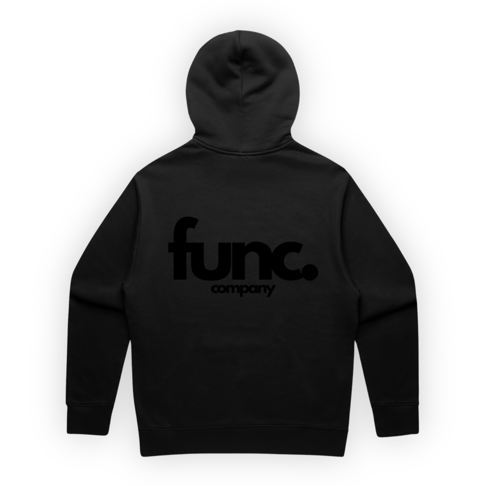 relax hoodie | solid black / black