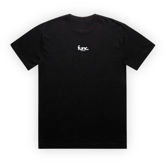 heavy tee | black / white