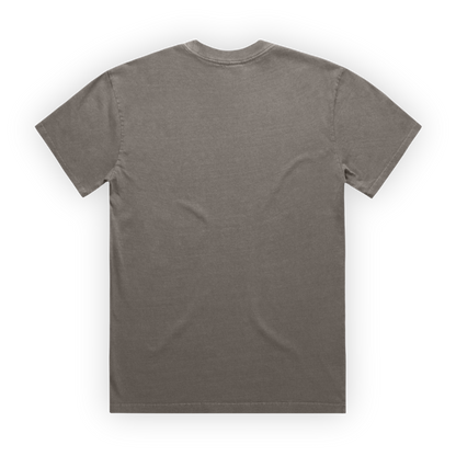 faded heavy tee | faded grey / grey