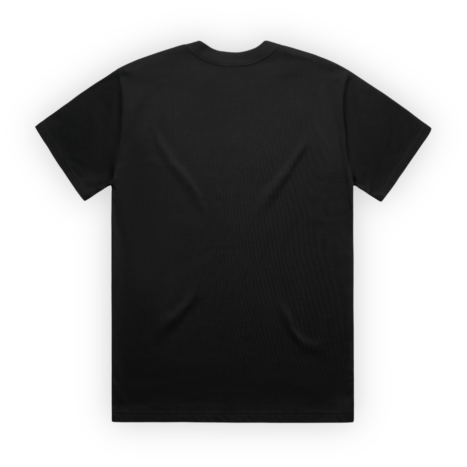 heavy tee | black / white