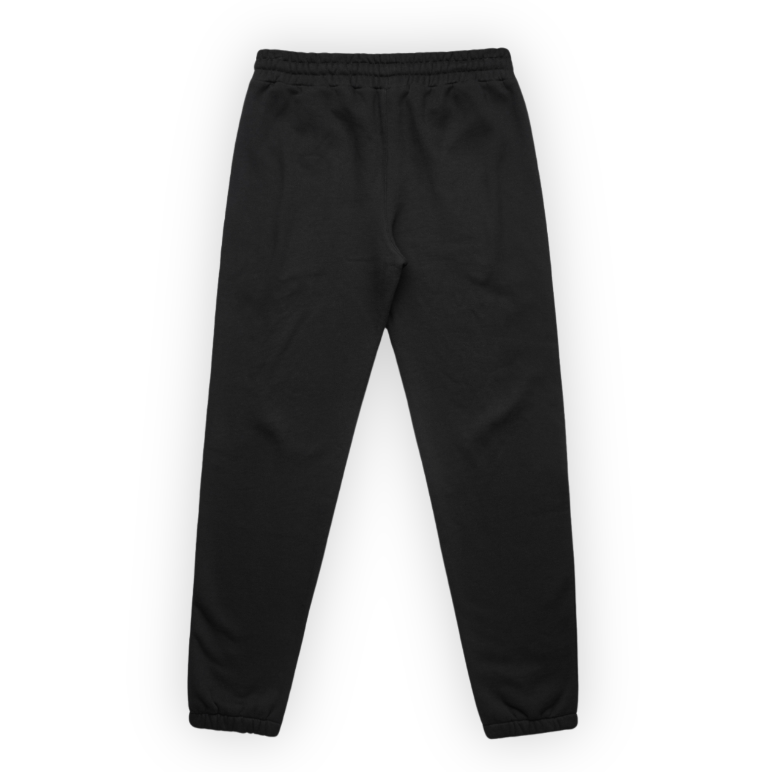 fitted sweatpants | black / black