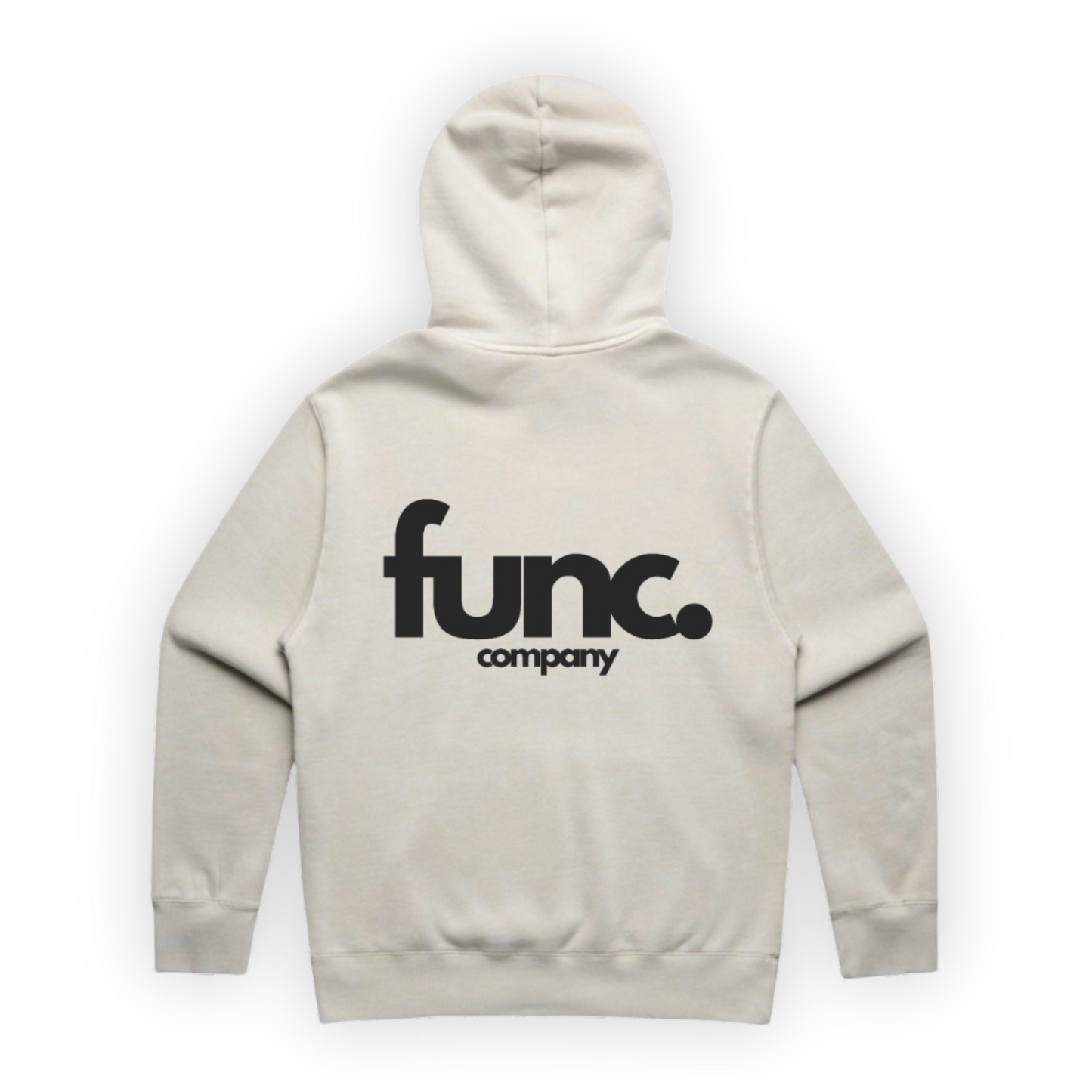 relax hoodie | faded bone / black