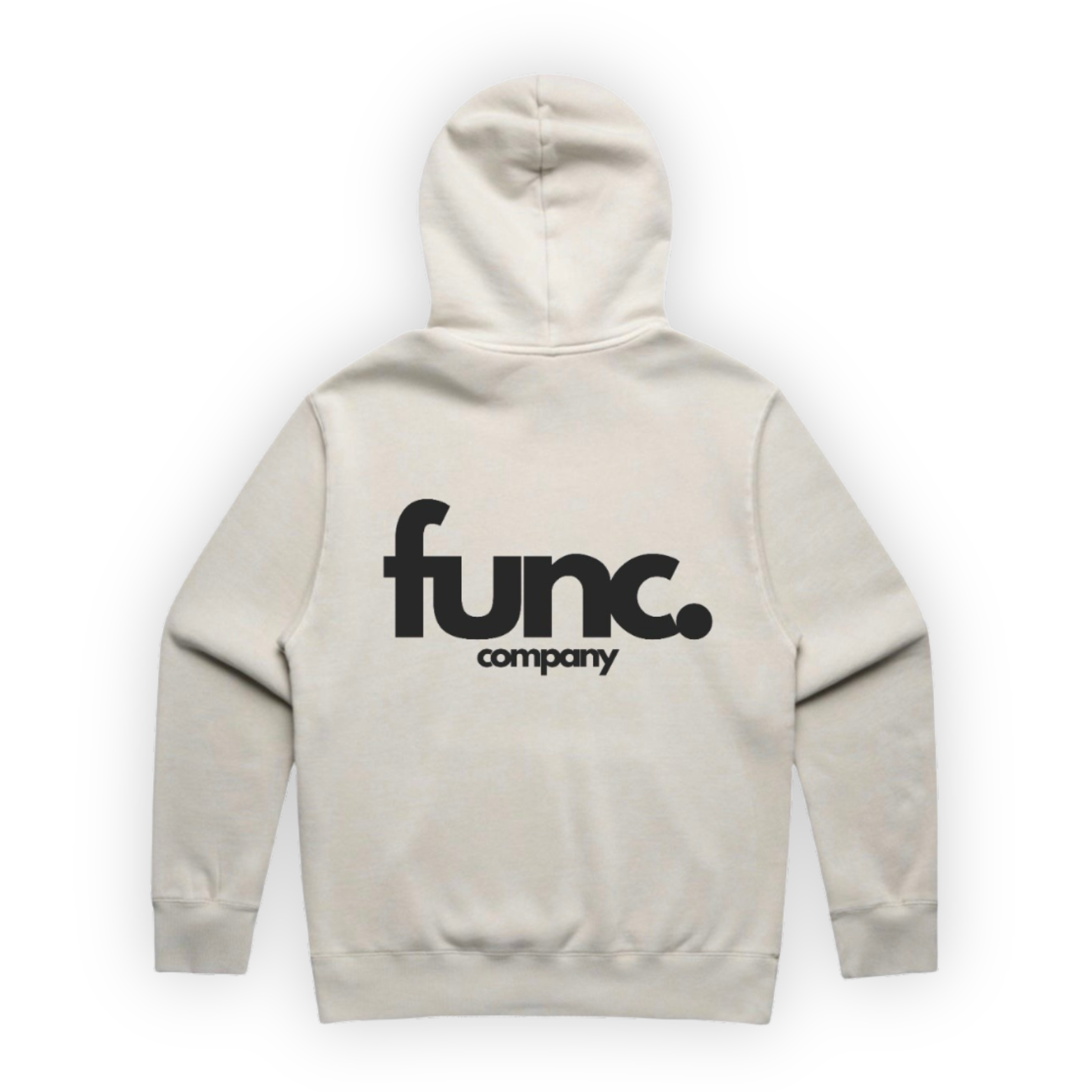relax hoodie | faded bone / black