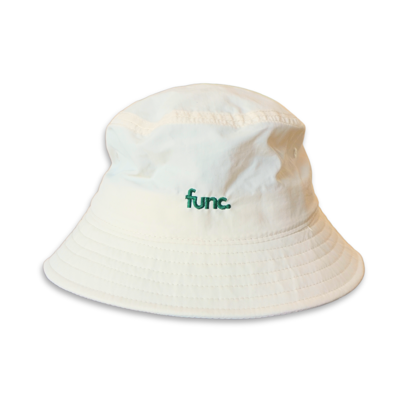 bucket hat | ecru / green