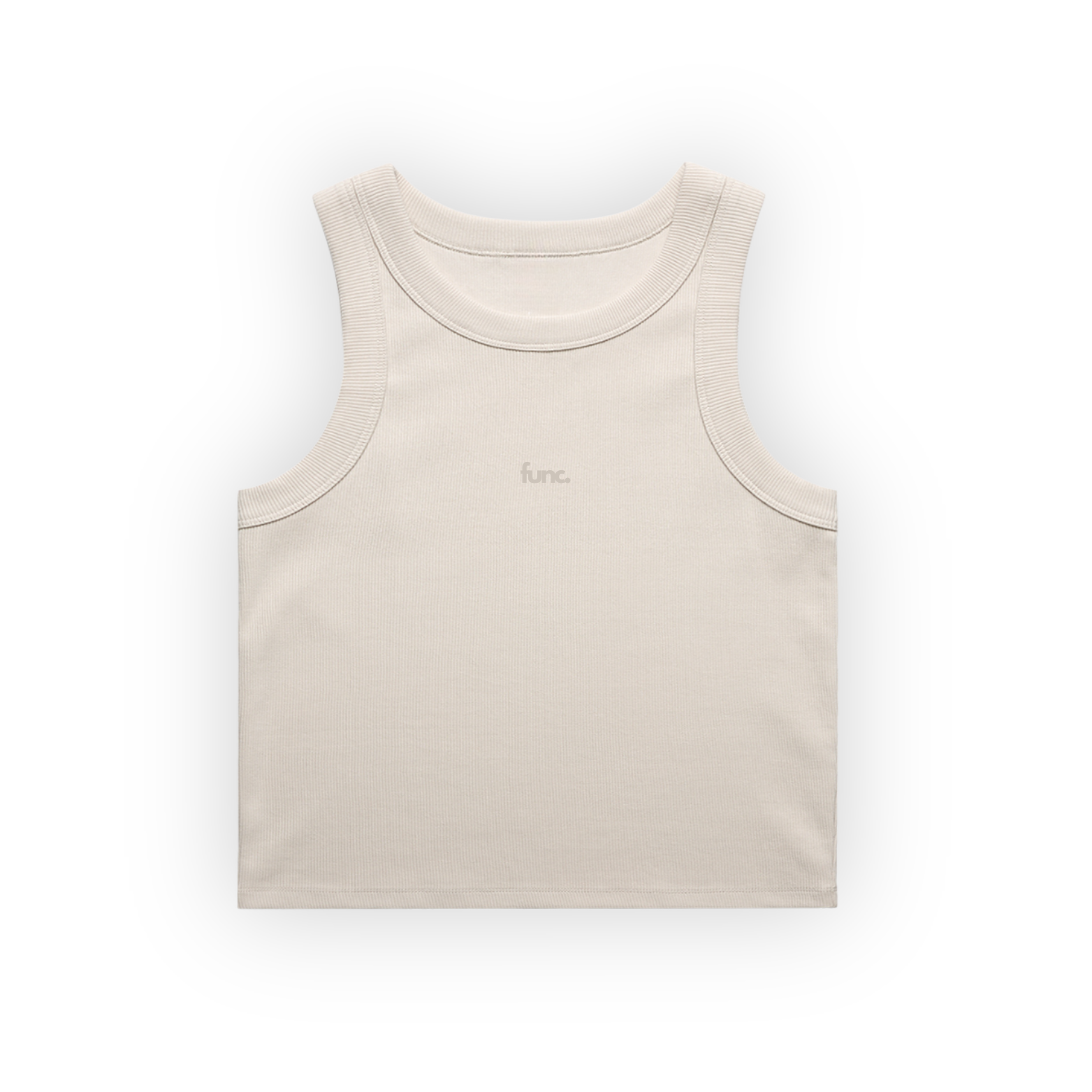 women's organic rib crop tank | bone