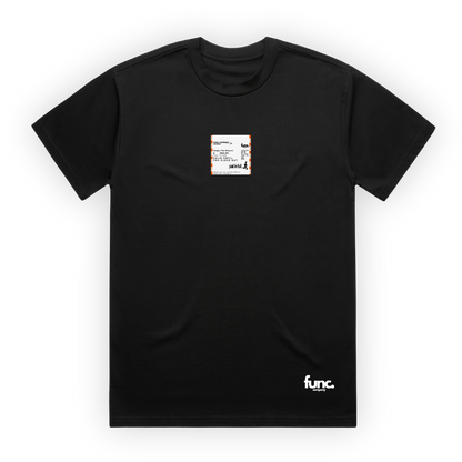 ticket tee | black