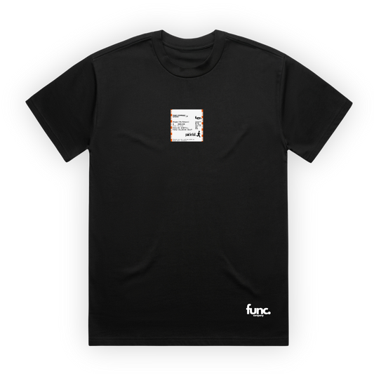 ticket tee | black