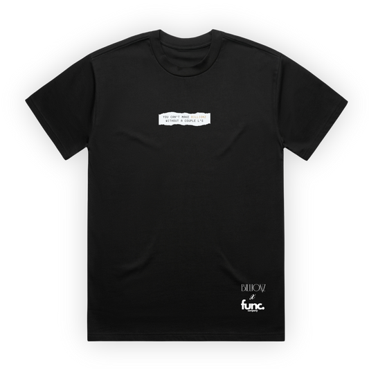 losses & lessons receipt tee | black