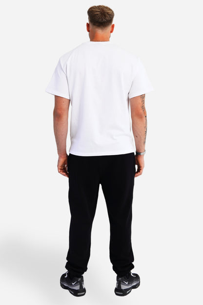 fitted sweatpants | black / black