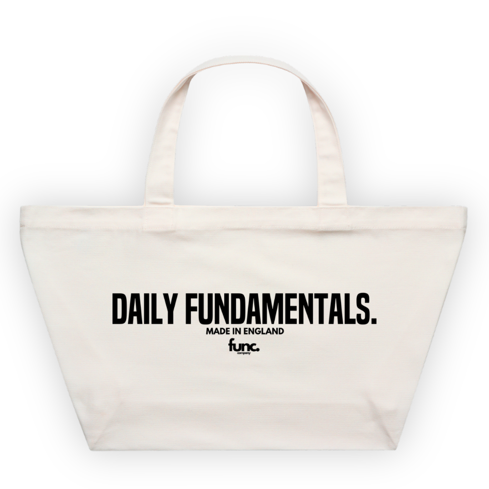 shoulder tote | vintage white / black
