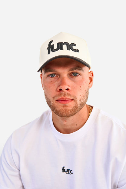 two-tone frame cap | natural / coal